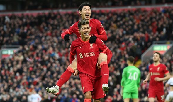 Takumi Minamino añadió un tercer gol para los Reds