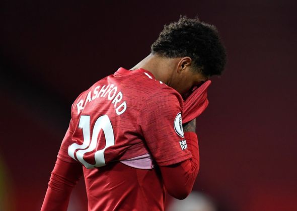 Marcus Rashford: El delantero fue objeto de burlas por fallar una ocasión contra el West Ham