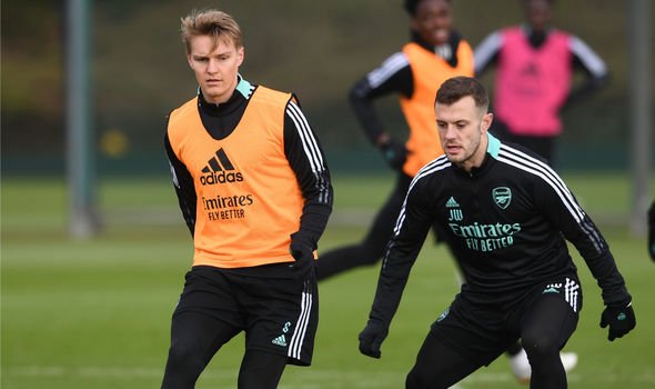 Martin Odegaard Jack Wilshere