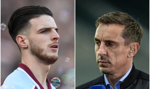 Declan Rice Gary Neville