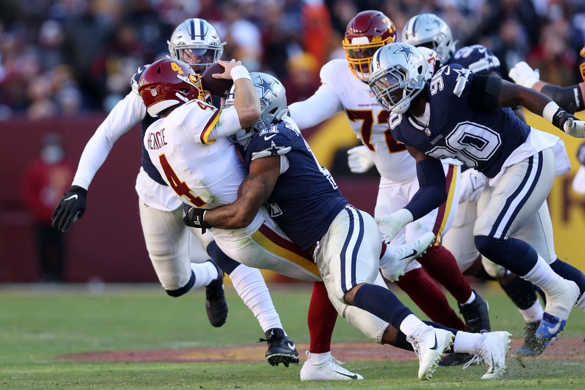 Los Cowboys de Dallas contra el equipo de fútbol de Washington