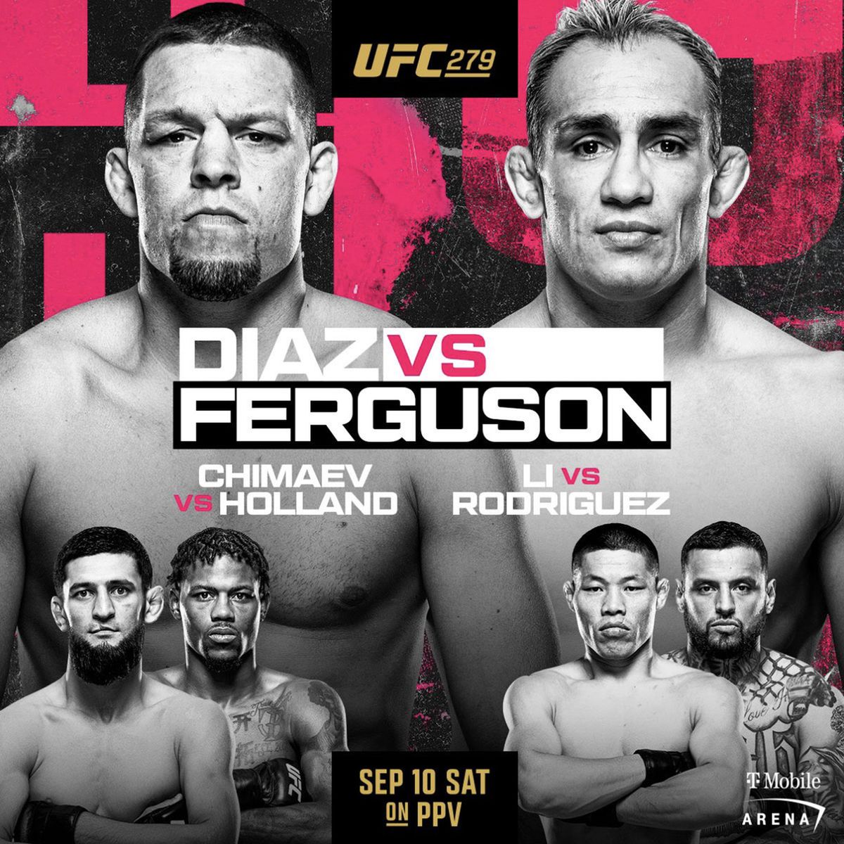 Ver UFC 279: Nate Diaz vs. Tony Ferguson, Khamzat Chimaev vs. Kevin Holland, transmisión en vivo online, tarjeta de pelea, hora de inicio, horario de TV